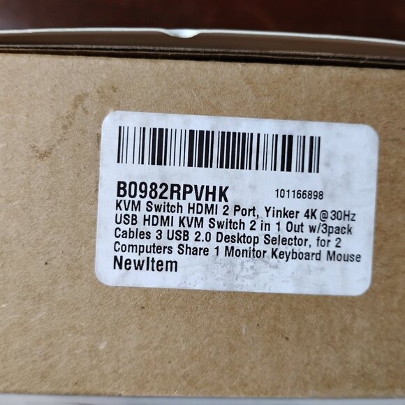 2 Port HDMI KVM Switch USB Multi- Computers Switch NEW - Picture 6 of 6